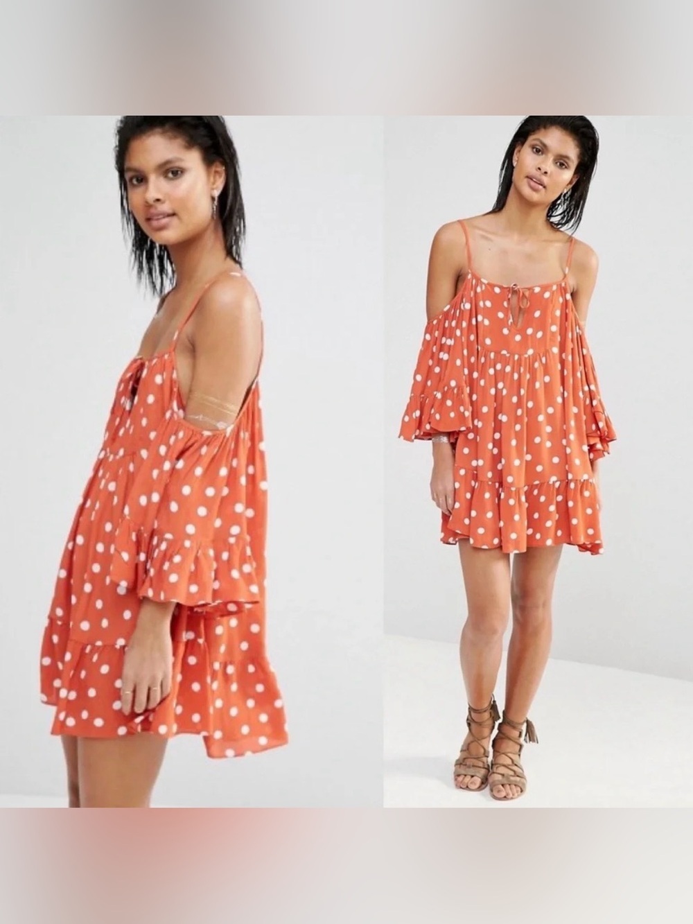 Tularosa Rosella Hattie Off-Shoulder Mini Dress Womens Size Small